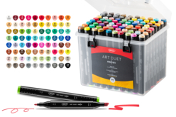marqueurs alcool promarker action dessin - Calligraphie, Ecriture - 10doigts.fr
