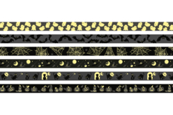 Phosphorescent Masking Tape "Halloween" - 6 Rolls - 2 - Colored Adhesives and Masking Tape - 10doigts.com - Colored Adhesives and Masking Tape - 10doigts.fr