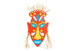 masque orange - Masques créatifs enfants - 10doigts.fr - 2
