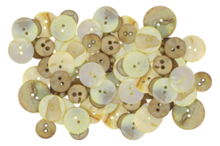 MAXI PACK BOUTONS NACRé - Boutons fantaisie et décoratifs pour tous vos DIY - 10doigts.fr