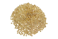 micro perles dorées - Perles Plastique - 10doigts.fr