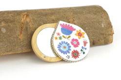 miroir de poche fête des mères - Miroirs à décorer - 10doigts.fr - 2