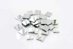 Square Mirrors 1.5 cm - 30 pieces - Miroirs à coller - 10doigts.fr