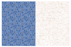 mezcla y combina decopatch camaieu azul - Papiers Décopatch - 10doigts.fr