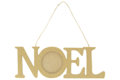 mot noel à suspendre - Objets en bois Noël - 10doigts.fr - 2