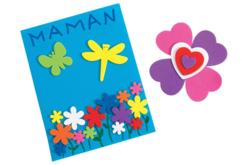 Motifs printaniers en caoutchouc souple - 500 pièces - Thème Printemps - Eté - 10doigts.fr - 2