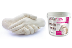moldeado en yeso - Huella - Modelaje y moldeo - 10doigts.fr