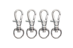 mousqueton argenté porte cléfs - Porte-clés - 10doigts.fr