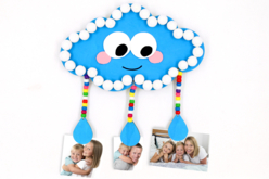 Nuage porte-photos - Kits et activités en bois - 10doigts.fr - 2
