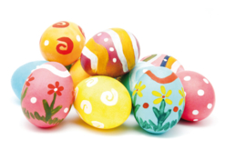 Oeufs en plastique décorées - Plastique Opaque - 10doigts.fr - 2