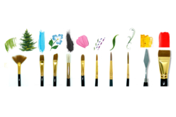 outils peinture - Pinceaux - 10doigts.fr