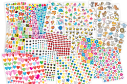 pack promo gommettes enfants - Maxi lots créatifs pour écoles et collectivités - 10doigts.fr