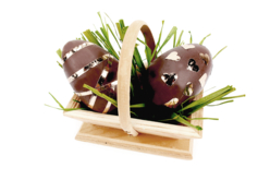 Mini Decorative Wooden Basket - 1 - Wooden Baskets - 10doigts.com - Wooden Baskets - 10doigts.fr