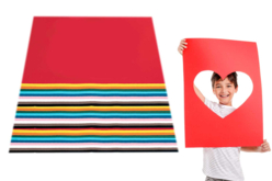 Papier léger multicolore, 50 x 70 cm - 100 feuille - Papiers colorés - 10doigts.fr