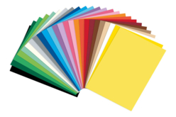 papier multicolore épais 300 gr - Papiers colorés - 10doigts.fr