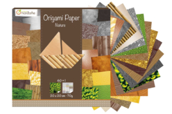 Nature Origami Paper - 60 Sheets - 2 - Origami Papers - 10doigts.com - Origami Papers - 10doigts.fr