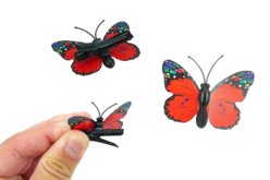 mariposa en pinza - Elementos decorativos adhesivos - 10doigts.fr