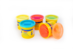 Pasta moldear fluo (a partir de 2 años) - 5 botes de 110 gr - Pasta Moldear bebé – 10doigts.fr