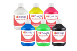 Pintura acrílica 10 dedos logo - Pintura acrílica 10doigts - 10doigts.fr