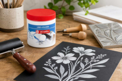 white linocut paint - Linocut Painting - 10doigts.fr