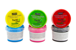 Pébéo Textile Finger Paint, 100 ml - 6 Colors - Fabric Paint – 10doigts.fr