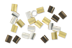 Perle tubes à écraser  - Perles à écraser - 10doigts.fr