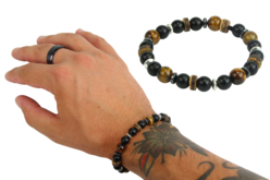 perles bracelet papa - Perles Tons Neutres - 10doigts.fr - 2