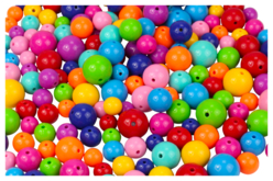 perles brillantes rondes - Perles Acrylique - 10doigts.fr - 2