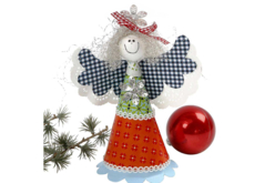 petit ange noel argent - Rembourrage - 10doigts.fr - 2