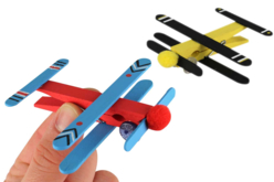 petits avions construction - Accessoires en bois - 10doigts.fr - 2