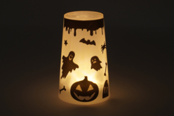 Portalámparas Halloween Gommettes - Gomets Halloween - 10doigts.fr