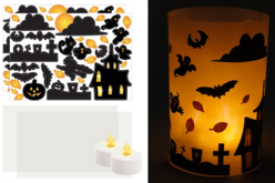 faroles de Halloween en papel - Kits de manualidades Halloween - 10doigts.fr