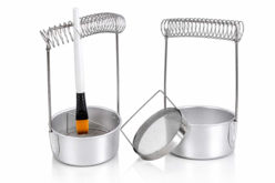 Brush Holder / Metal Brush Cleaner - Palettes & accessoires - 10doigts.fr