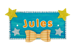 plaque de madera para puerta de habitación - Placa de puerta - 10doigts.fr