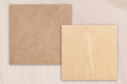 plaque en bois medium mdf carré - Supports plats en bois - 10doigts.fr