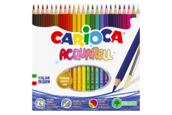 Estuche de 12 lápices de color acuarelables Carioca - Lápices acuarelables - 10doigts.fr