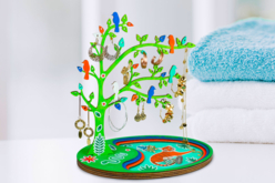 PORTE BIJOUX JUNGLE - Boîtes et supports à bijoux : l'écrin de vos créations - 10doigts.fr - 2