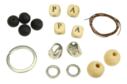 porte clés papa fête des pères cadeau perles lave - Porte-clés - 10doigts.fr - 2