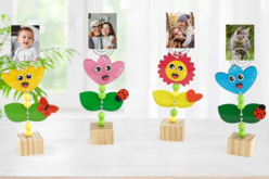 Porte-photos fleurs enfant - Kits créatifs Fête des Pères : des coffrets tout-en-un pour papa - 10doigts.fr