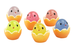 Poussin Resine Paques - Accessoires décoratifs de Pâques - 10doigts.fr