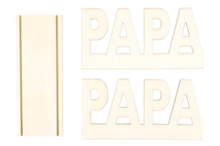 Range lettre papa - Cadeaux pour le bureau de papa : personnalisez son espace de travail - 10doigts.fr - 2