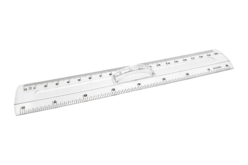 Règle de 20 cm en Plastique Transparent - Accessoires de dessin : les outils indispensables des jeunes artistes - 10doigts.fr