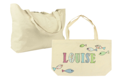 sac de plage - Coton, lin - Textiles - 10doigts.fr