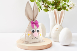 sachet conejo huevos de Pascua - Cestas de Pascua - 10doigts.fr
