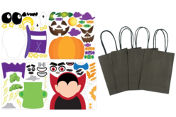 Halloween Character Bags Kit - 4 Pieces - 2 - Halloween Treat Bags - 10doigts.com - Halloween Treat Bags - 10doigts.fr