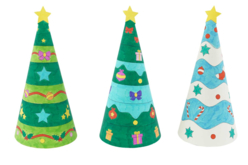 Coloring Christmas Trees - 6 Pieces - 2 - Christmas Supports - 10doigts.com - Christmas Supports - 10doigts.fr