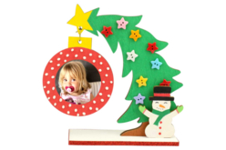 Abeto porta-fotos de madera navideño - Decoraciones de Navidad de madera - 10doigts.fr