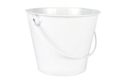 white bucket - Supports en Métal - 10doigts.fr