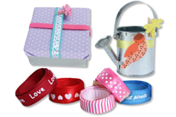 Blue Tonal Ribbons - 5 Pieces - 3 - Ribbons and Bows - 10doigts.com - Ribbons and Bows - 10doigts.fr