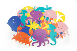 Silhouette Océano coloré - Maxi lotes creativos para escuelas y colectividades - 10doigts.fr